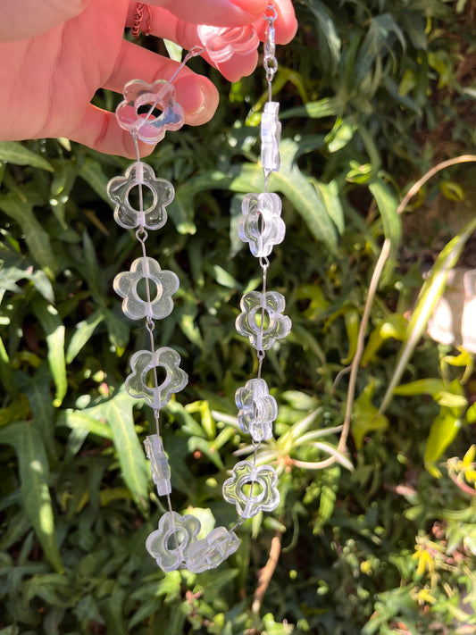 Collar| Floretas transparente