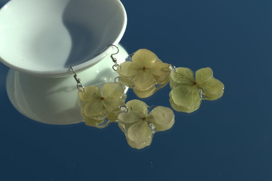 Caravanas | Hortensia doble