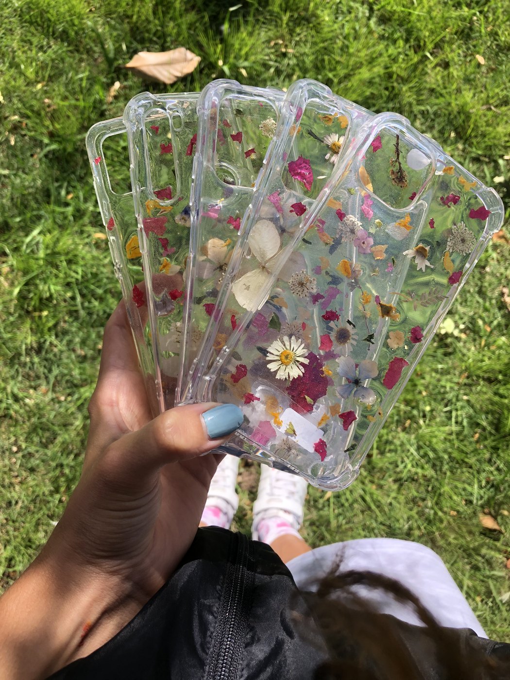 Fundas con flores silvestres